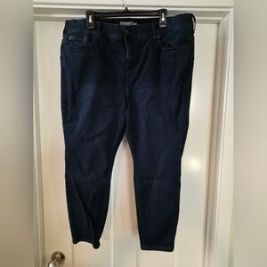 Torrid Midnight Blue Skinny Jeans Extra Short